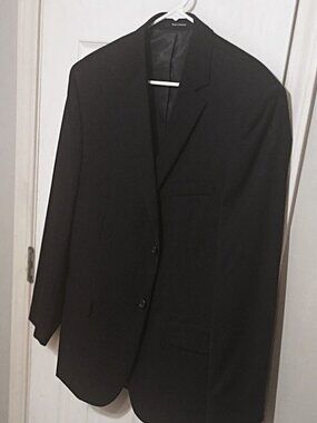 Pronto Uomo Men Deep Blue/Almost Black Blazer Only  42R